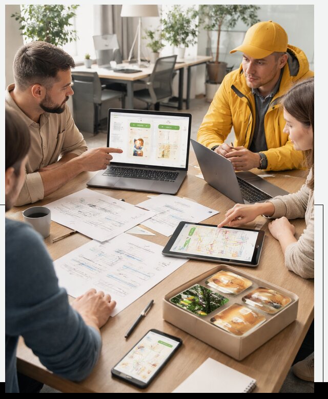 Разработка агрегатора доставки еды в Астрахани от 15414 р., АвикейСтр